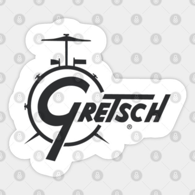 GRETSCH DRUM Sticker by tzolotov